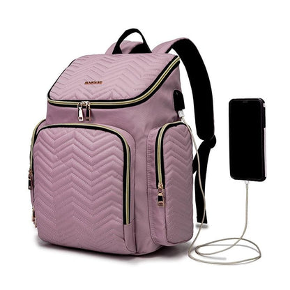 Ultimate Diaper Backpack: Stylish & Functional Baby Bag for Parents on the Go!