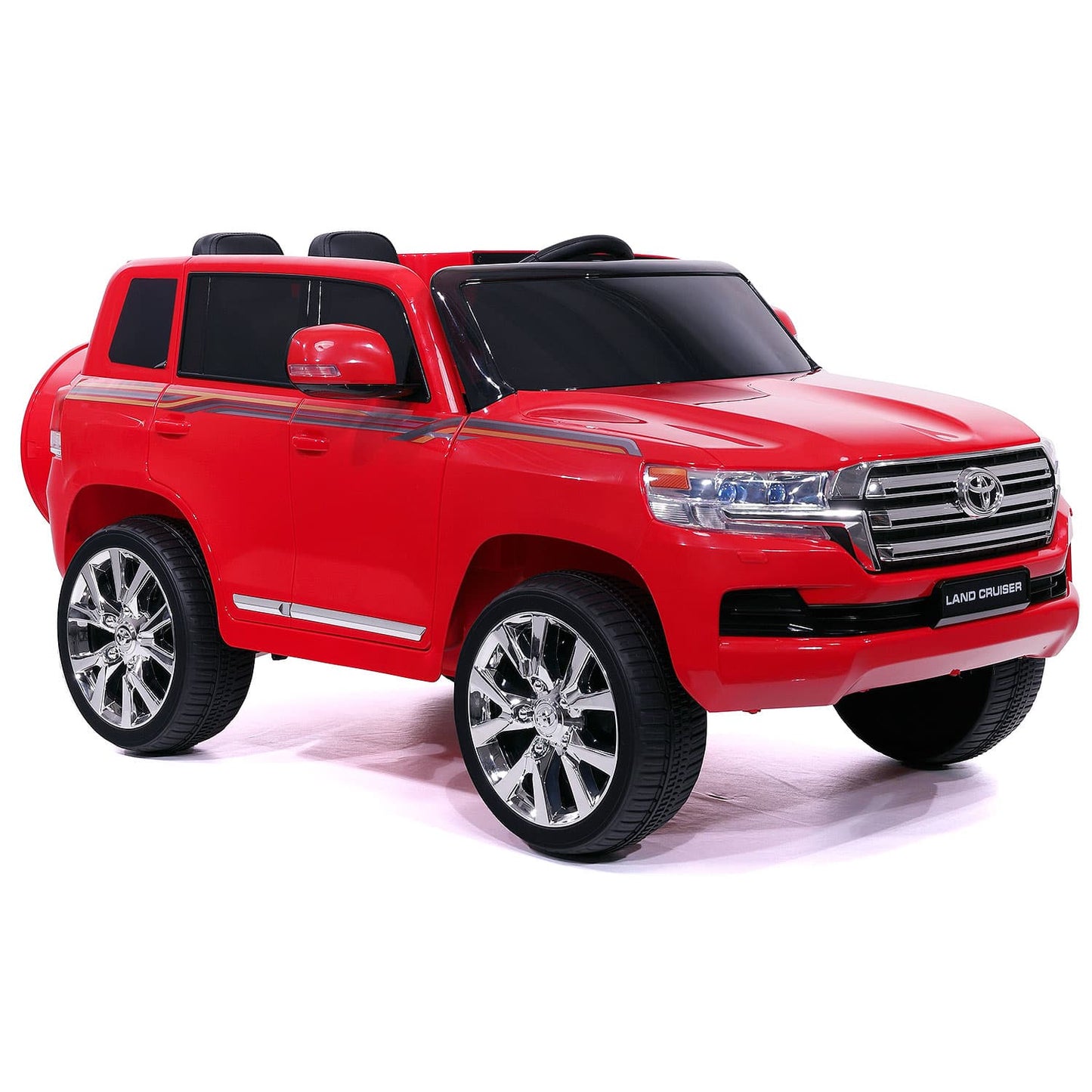 Toyota Land Cruiser 12V Kids Ride-On Car with R/C Parental Remote | Red