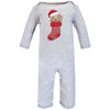 Hudson Baby baby-girls Cotton Coveralls 18-24 Months Christmas Dog