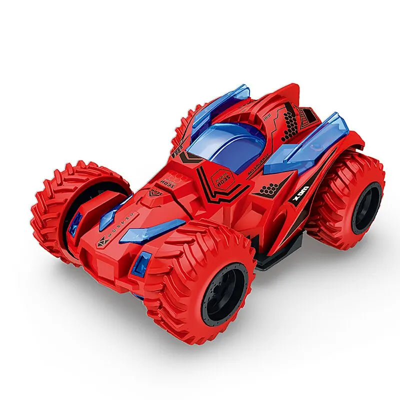 Stunt Spinning Toy Car.Kids Pull Back Car for 3 Year Old Boy Girl and Toddler.Up 360 Upright Rotation Game