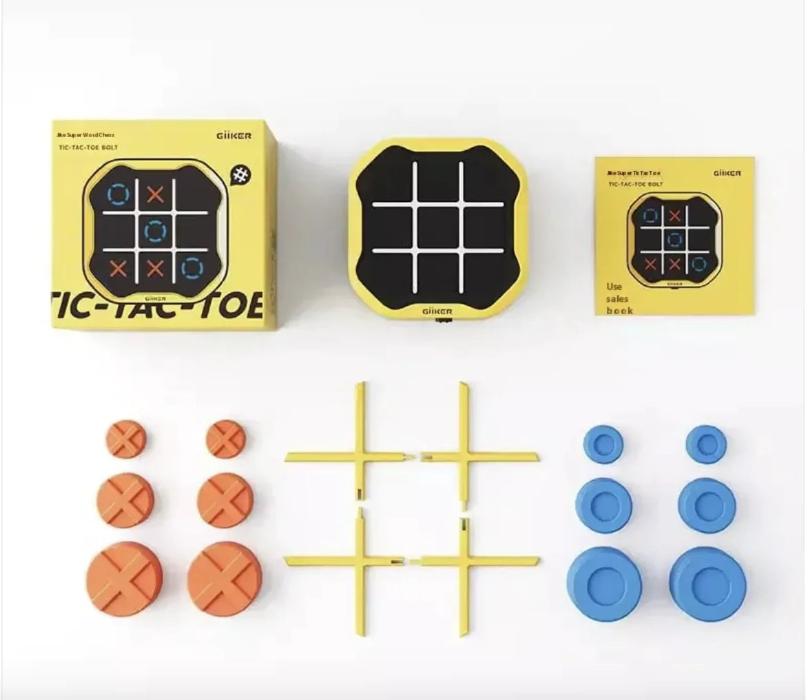 Qike Super Tic-Tac-Toe All-in-One Chess Collection - Fun & Educational Electronic Toy for Kids