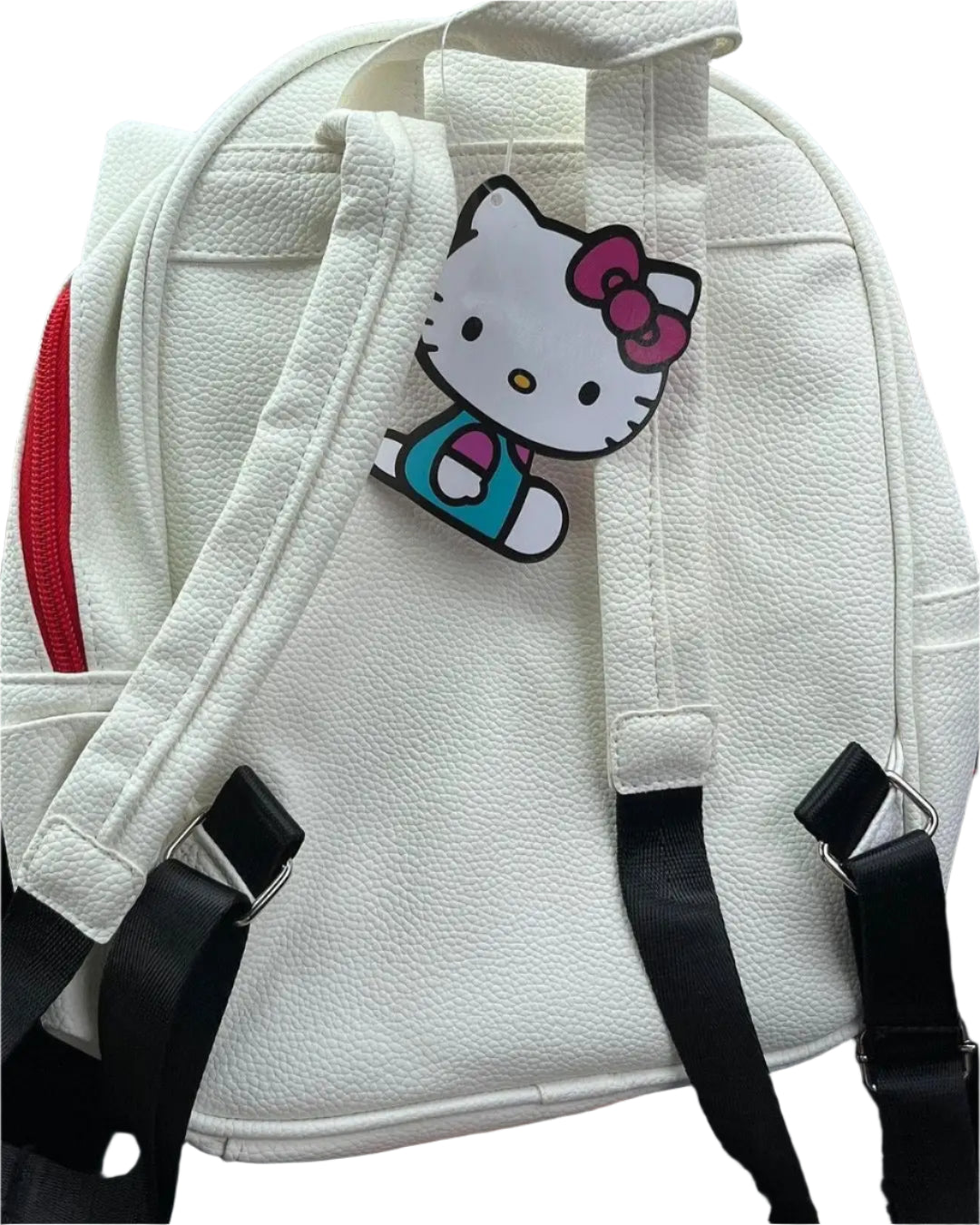 Red White Bow Backpack Bag