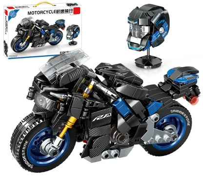 Motorcycle Model Building Block Toy