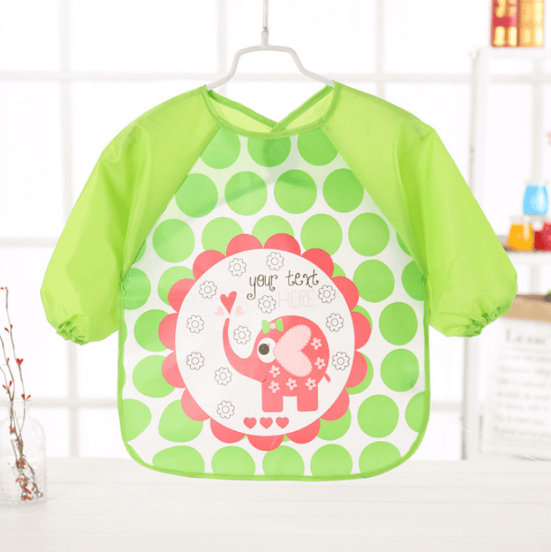 Stain-Free Stylin': EVA Long-Sleeved Baby Bib