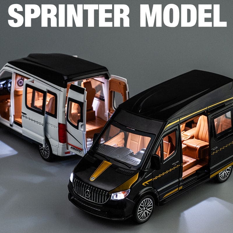 1:24 Scale Alloy Benz Sprinter MPV Van Toy Car: Miniature Precision and Style! - The Little Big Store