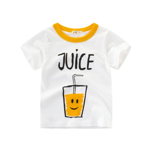🌟✨ New Boy Short-Sleeved T-Shirt: Cool Comfort for Little Trendsetters! 👶👕