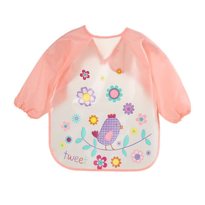 Stain-Free Stylin': EVA Long-Sleeved Baby Bib