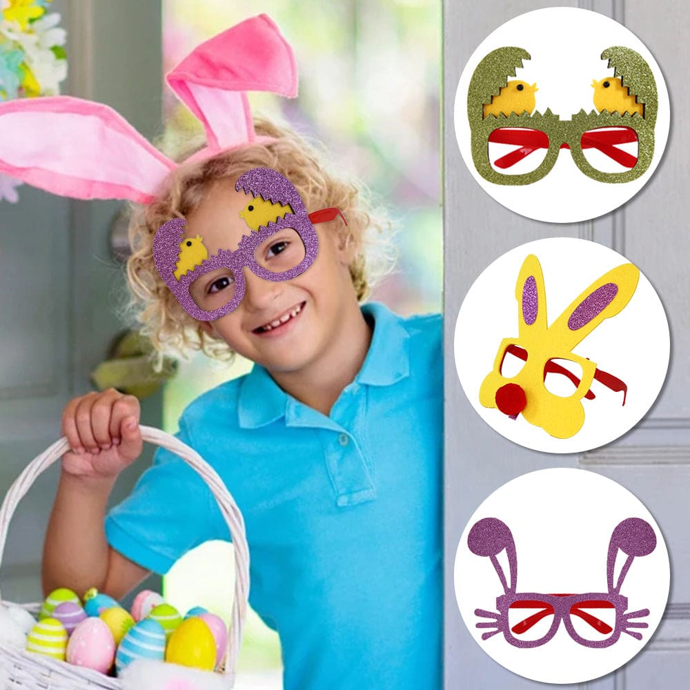 Easter Eggstravaganza: Bunny Chick Dance Party Decoration & Funny Frame!