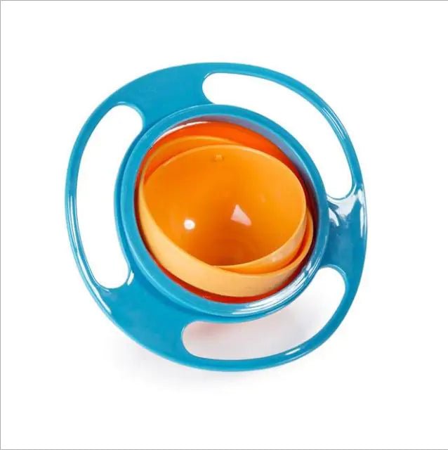 360° Universal Spill-Proof Bowl: Mealtime Magic in Every Spin! - The Little Big Store