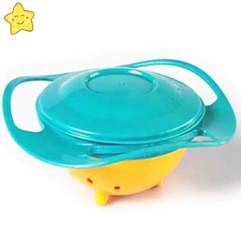 360° Universal Spill-Proof Bowl: Mealtime Magic in Every Spin! - The Little Big Store