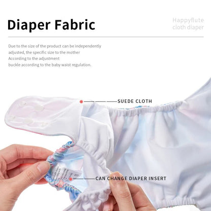 4Pcs/Set Waterproof & Reusable Cloth Diaper Covers - Fashionable Essentials for Your Little Trendsetter! - The Little Big Store