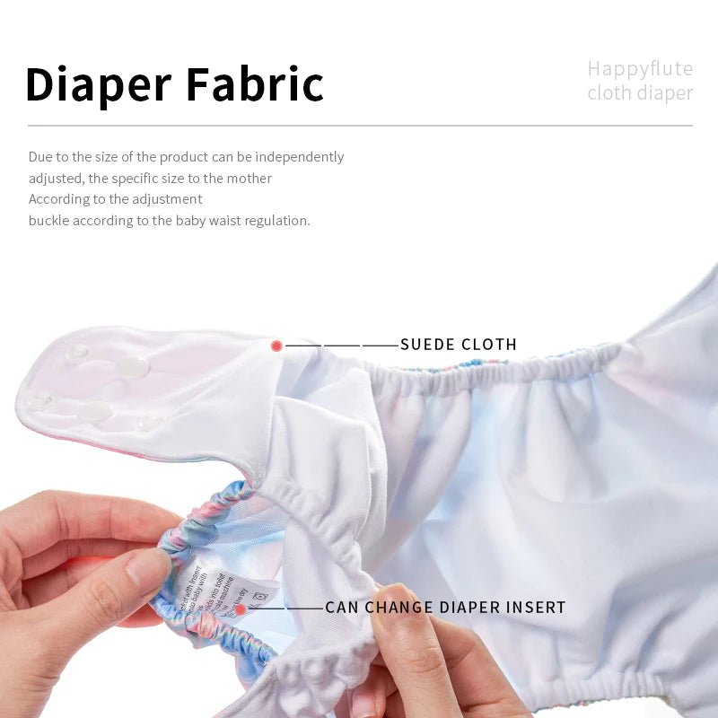 4Pcs/Set Waterproof & Reusable Cloth Diaper Covers - Fashionable Essentials for Your Little Trendsetter! - The Little Big Store