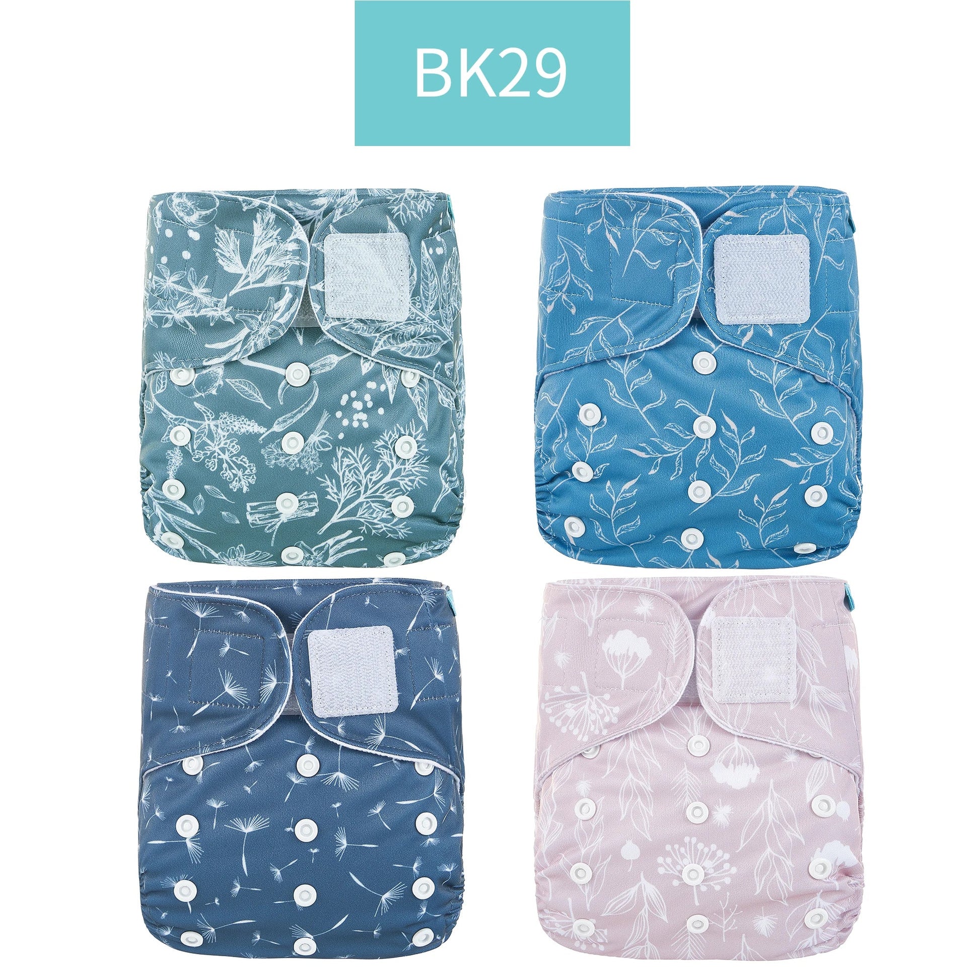 4Pcs/Set Waterproof & Reusable Cloth Diaper Covers - Fashionable Essentials for Your Little Trendsetter! - The Little Big Store