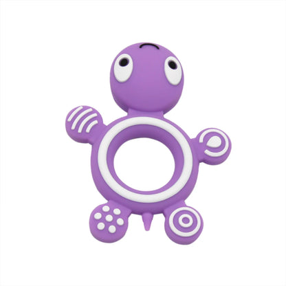 Turtle Chew Buddy: Silicone Teether for Happy Babies!