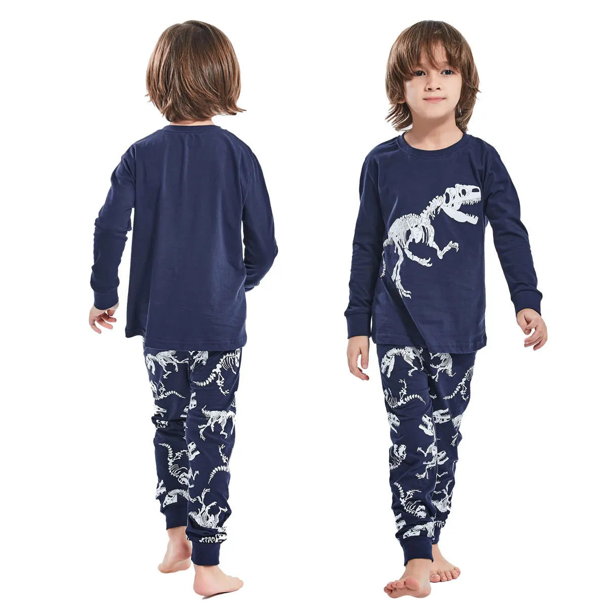 Fun and Festive Kids Pajamas: Toddler Police, Fireman, Skeleton Clothing Set