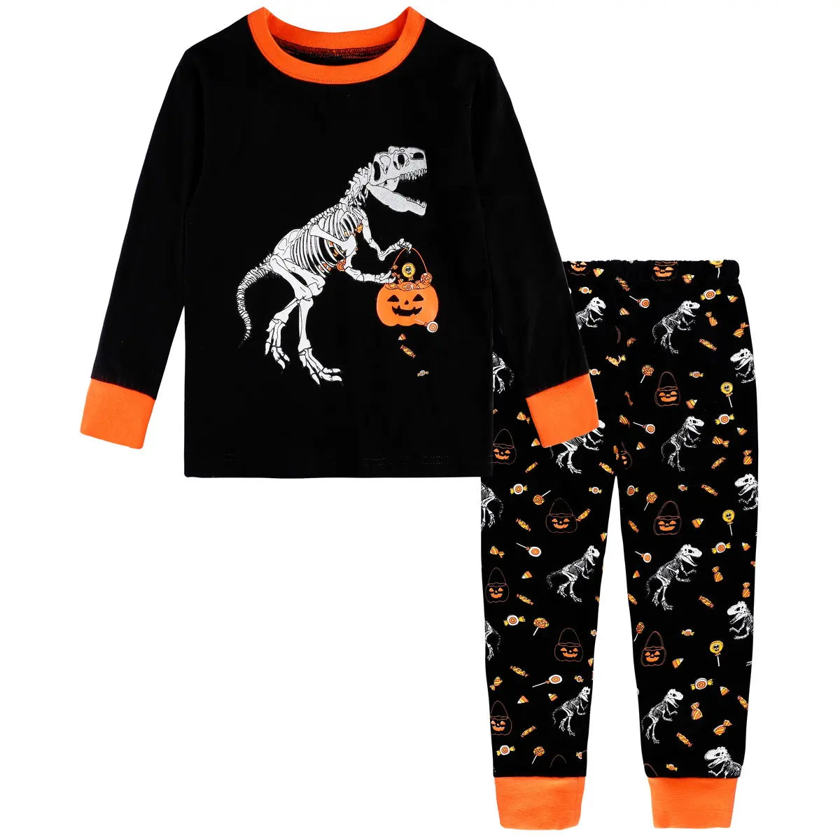 Fun and Festive Kids Pajamas: Toddler Police, Fireman, Skeleton Clothing Set