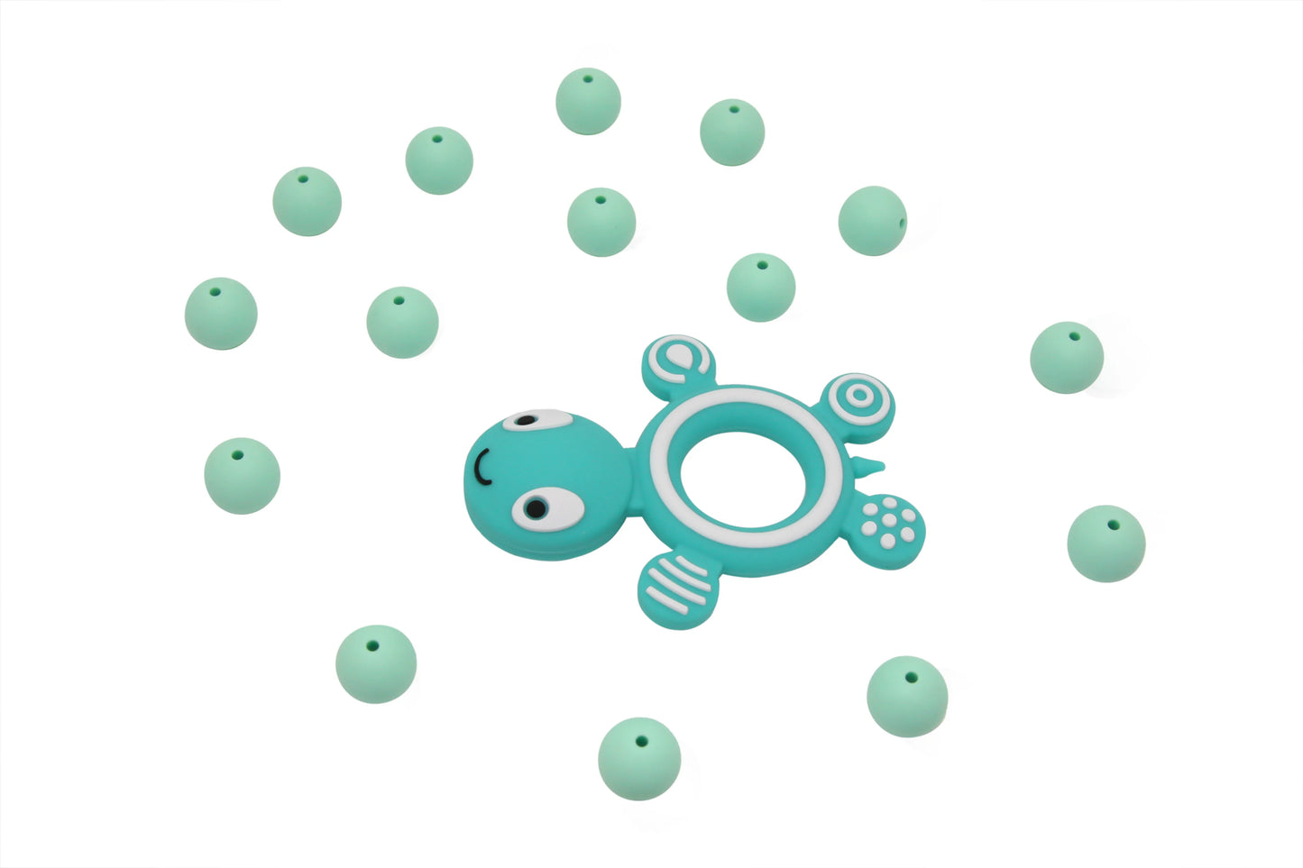 Turtle Chew Buddy: Silicone Teether for Happy Babies!