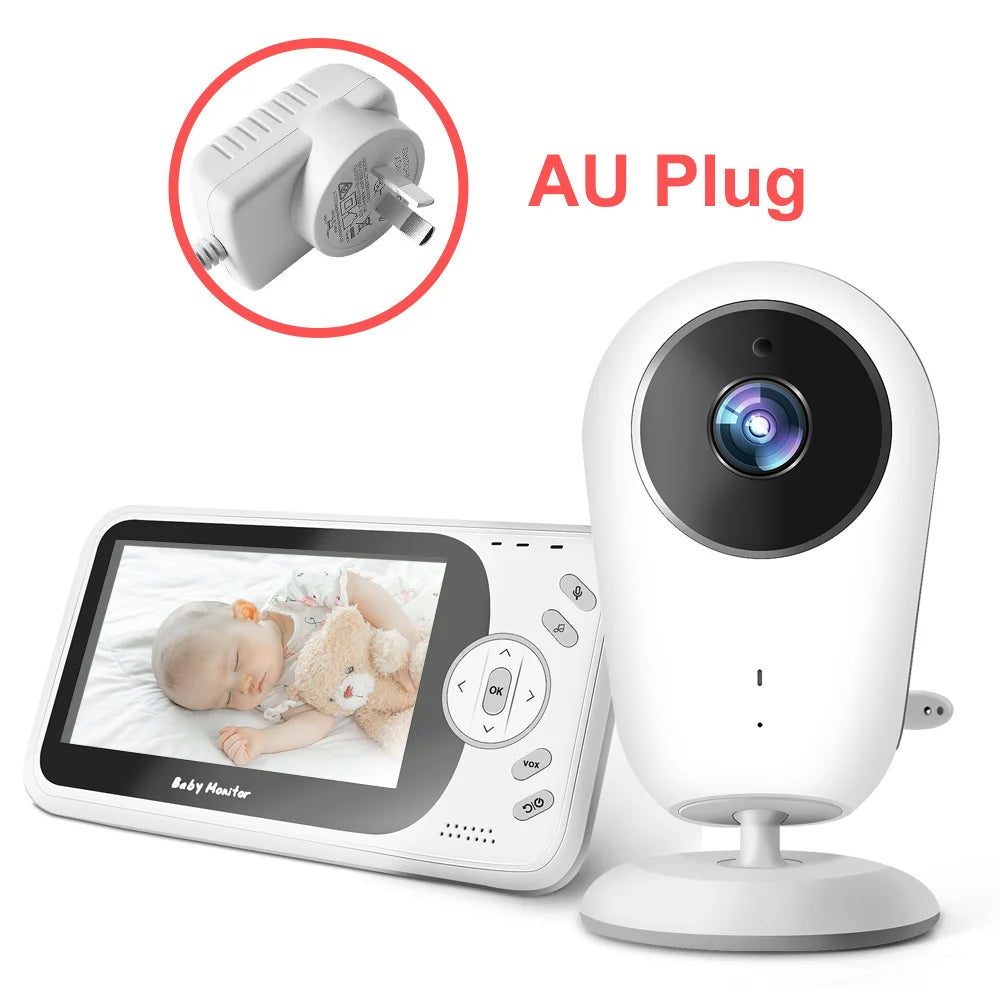 Watchful Eyes: 4.3" Wireless Baby Monitor with Night Vision & Intercom VB608