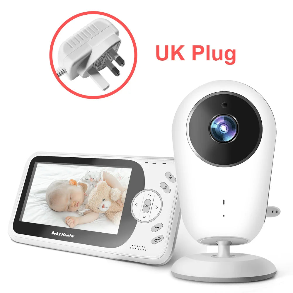 Watchful Eyes: 4.3" Wireless Baby Monitor with Night Vision & Intercom VB608