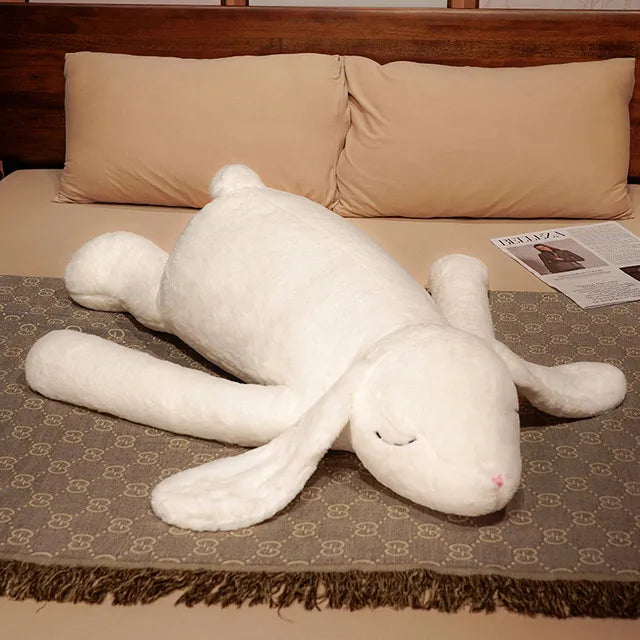 SnuggleBunny™ Extra-Large Plush: The Ultimate Long-Eared Huggable Rabbit Pillow