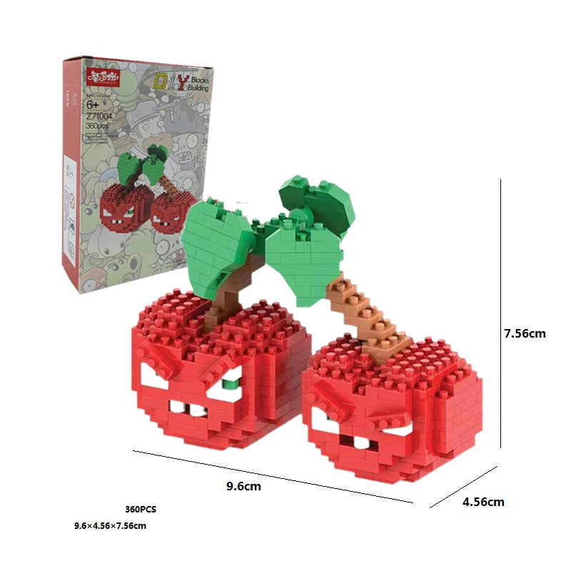 PvZ Battle Bloxx: Sunflower & Zombie Showdown Building Set