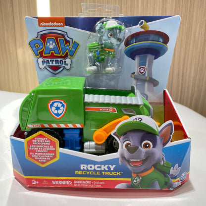 Original Paw Patrol 10-Piece Vehicle Set: Includes Ryder, Tracker, Everest, Chase, Rex, Skye, Rocky, Marshall, Zuma Action Figures