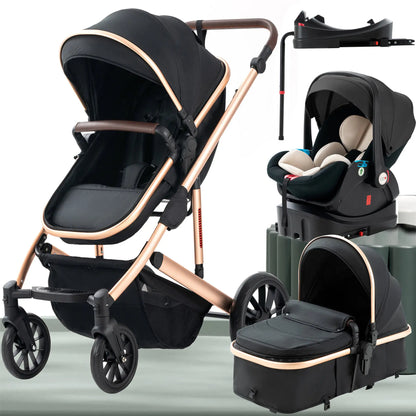 BabyVoyage: 3-in-1 Travel Stroller Set