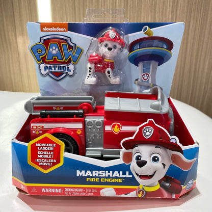 Original Paw Patrol 10-Piece Vehicle Set: Includes Ryder, Tracker, Everest, Chase, Rex, Skye, Rocky, Marshall, Zuma Action Figures