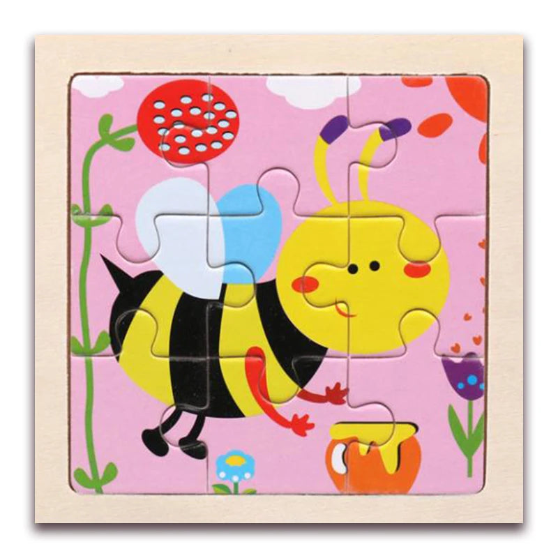 Whimsical Woodworks: Interactive Kids' Wooden Puzzles - Dive into Adventure!