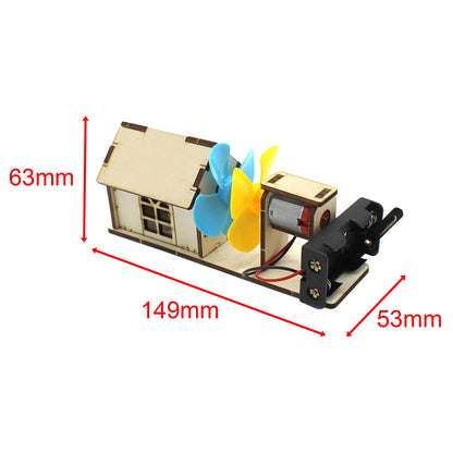 Whirlwind Wonder: DIY Wind Turbine Kit for Kids' Physics Fun!