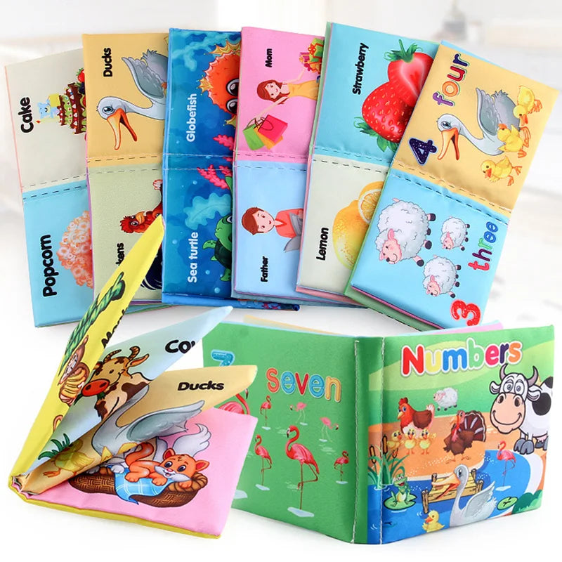 Enlighten & Engage: Baby Cloth Books - Interactive Early Learning Toys for Toddlers (12-72 Months)