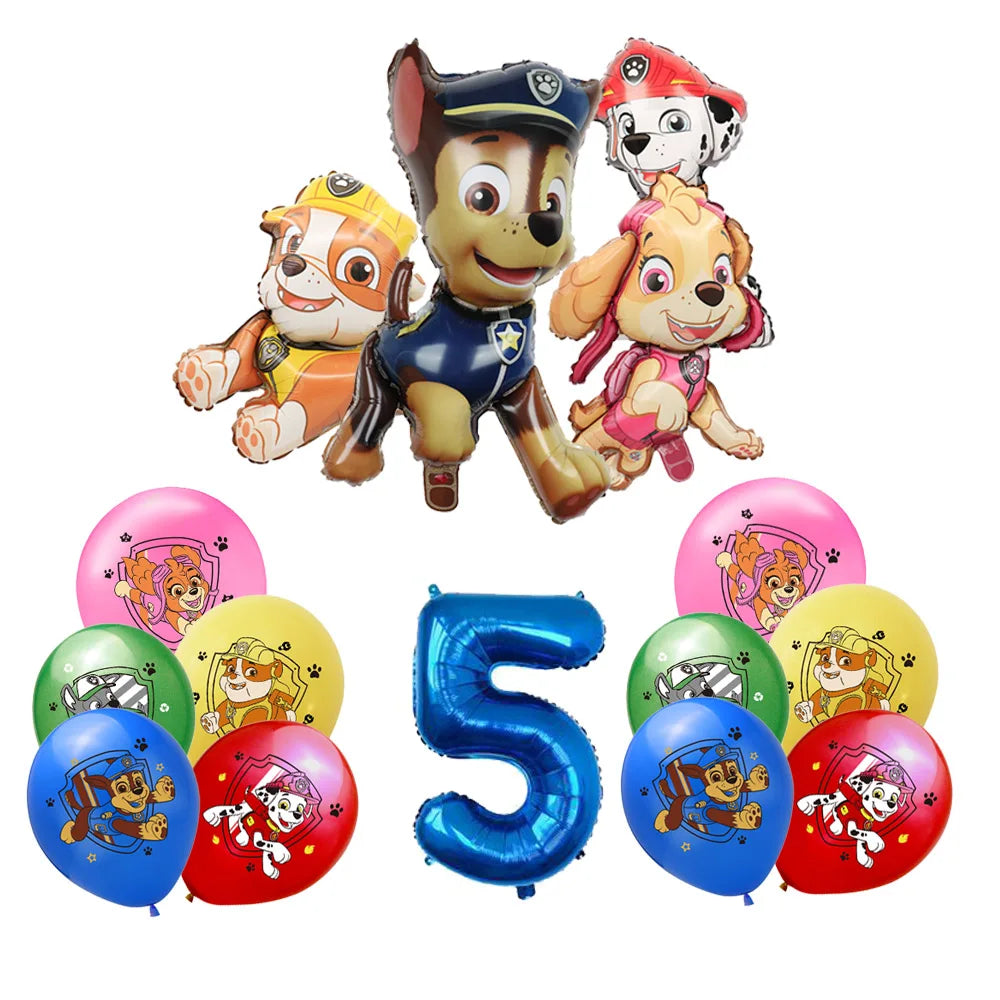 Paw Patrol Extravaganza: Anime Birthday Party Decorations with Tableware – Children's Favorite Toys and Accessories, Perfect for Paw-some Celebrations!