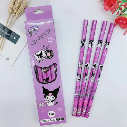 Sanrio 60pcs Cartoon Pencils