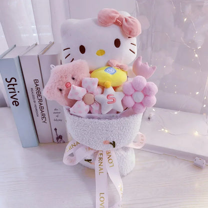 Purrfect Plush Kitty Bouquet