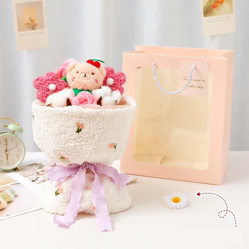 Plush Buddies Bouquet™: Creative & Cute Anime Flower Gifts for Children 🌸🎎