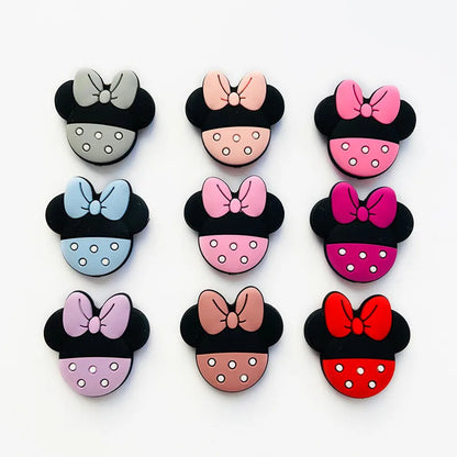 Minnie Mouse Silicone Teething Beads Set: Wholesome Chewy Fun for Little Ones!