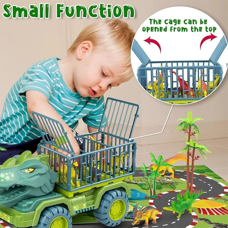 Roar into Learning Fun with Dinosaur Engineering Car Construction Toy!