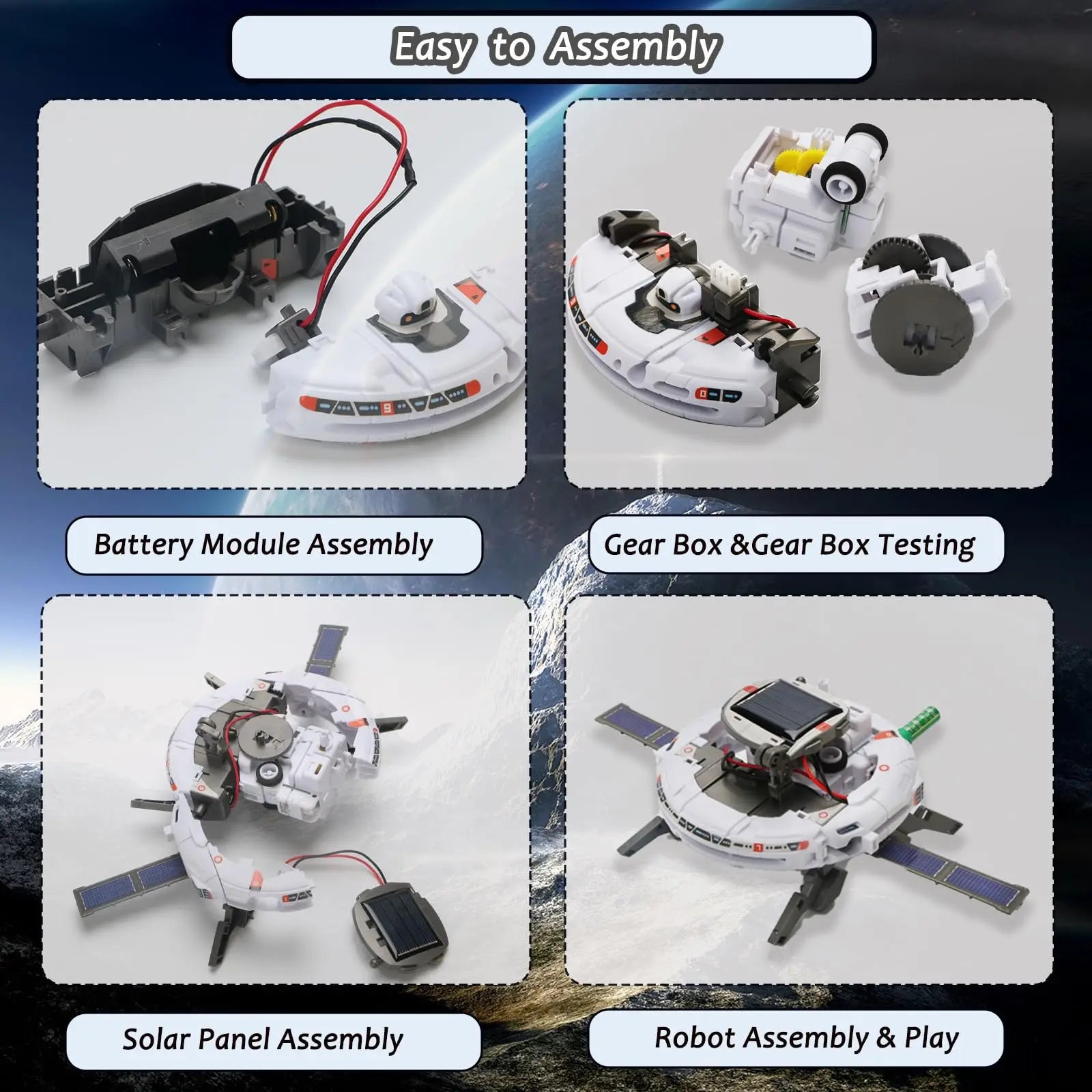 🌞🤖 Explore Solar Power with Our Solar Robot Educational Toy Kit!