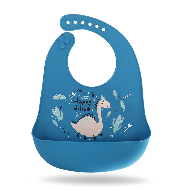 Dino-Delight Waterproof Baby Bibs: Keep Your Little Explorer Clean and Stylish!