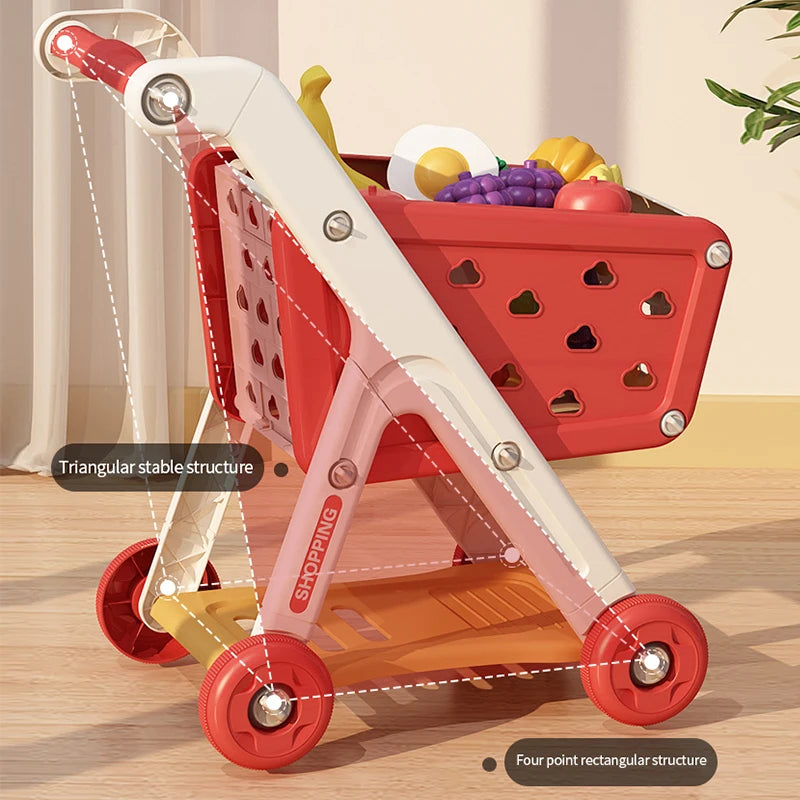 Shopping cart toy baby small trolley