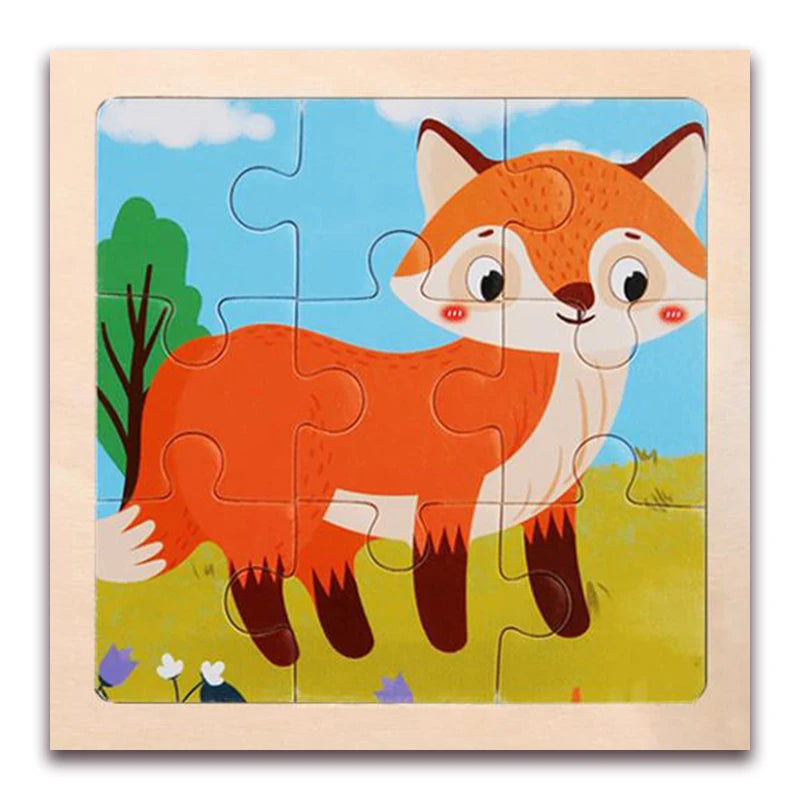 Whimsical Woodworks: Interactive Kids' Wooden Puzzles - Dive into Adventure!