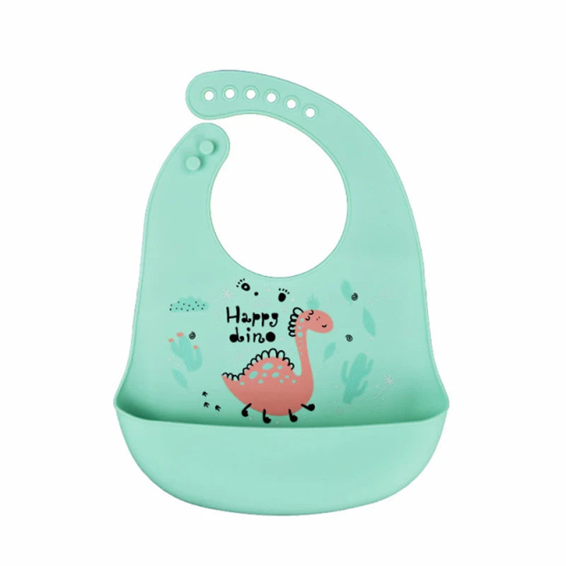 Dino-Delight Waterproof Baby Bibs: Keep Your Little Explorer Clean and Stylish!