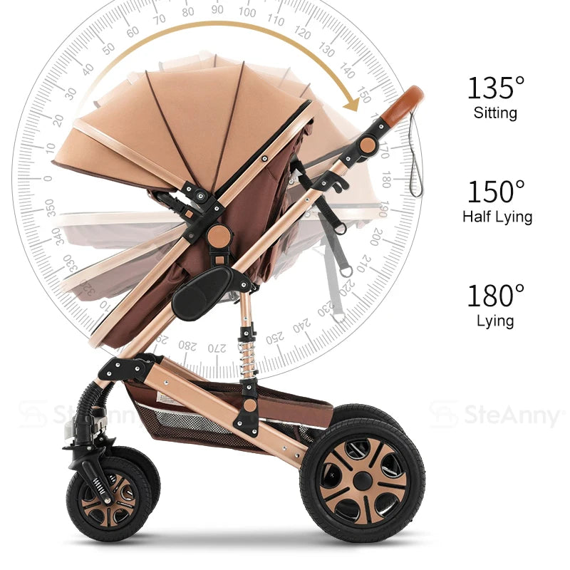 BabyVoyage: 3-in-1 Travel Stroller Set