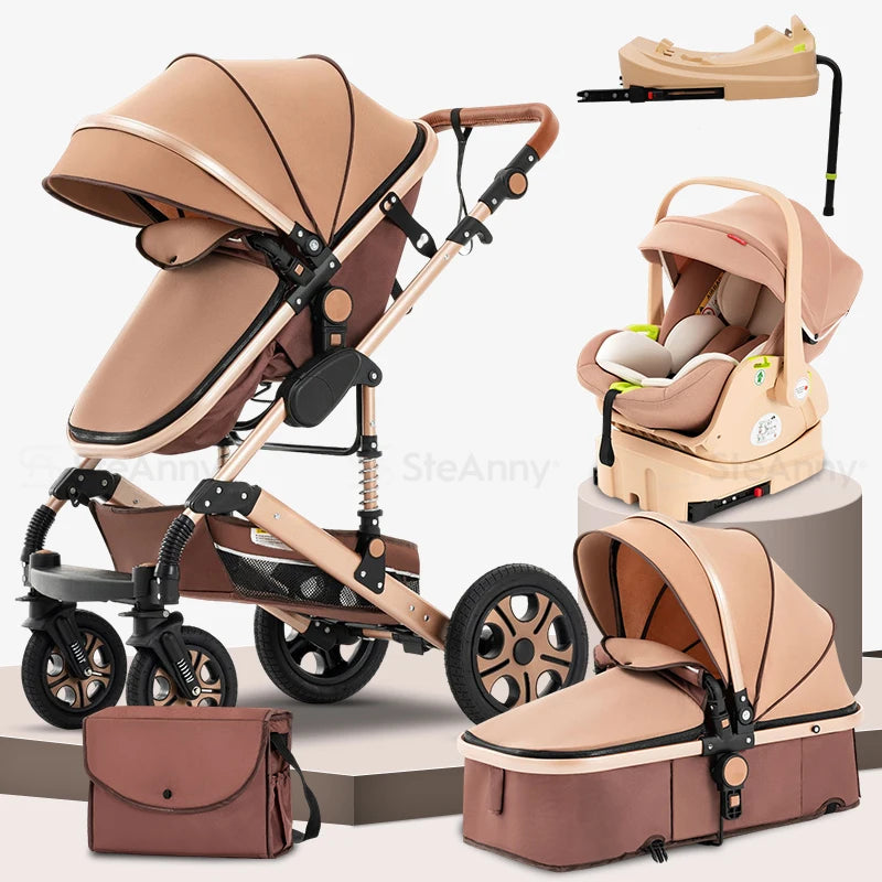 BabyVoyage: 3-in-1 Travel Stroller Set