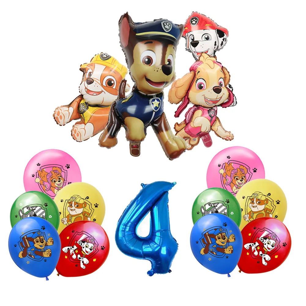 Paw Patrol Extravaganza: Anime Birthday Party Decorations with Tableware – Children's Favorite Toys and Accessories, Perfect for Paw-some Celebrations!