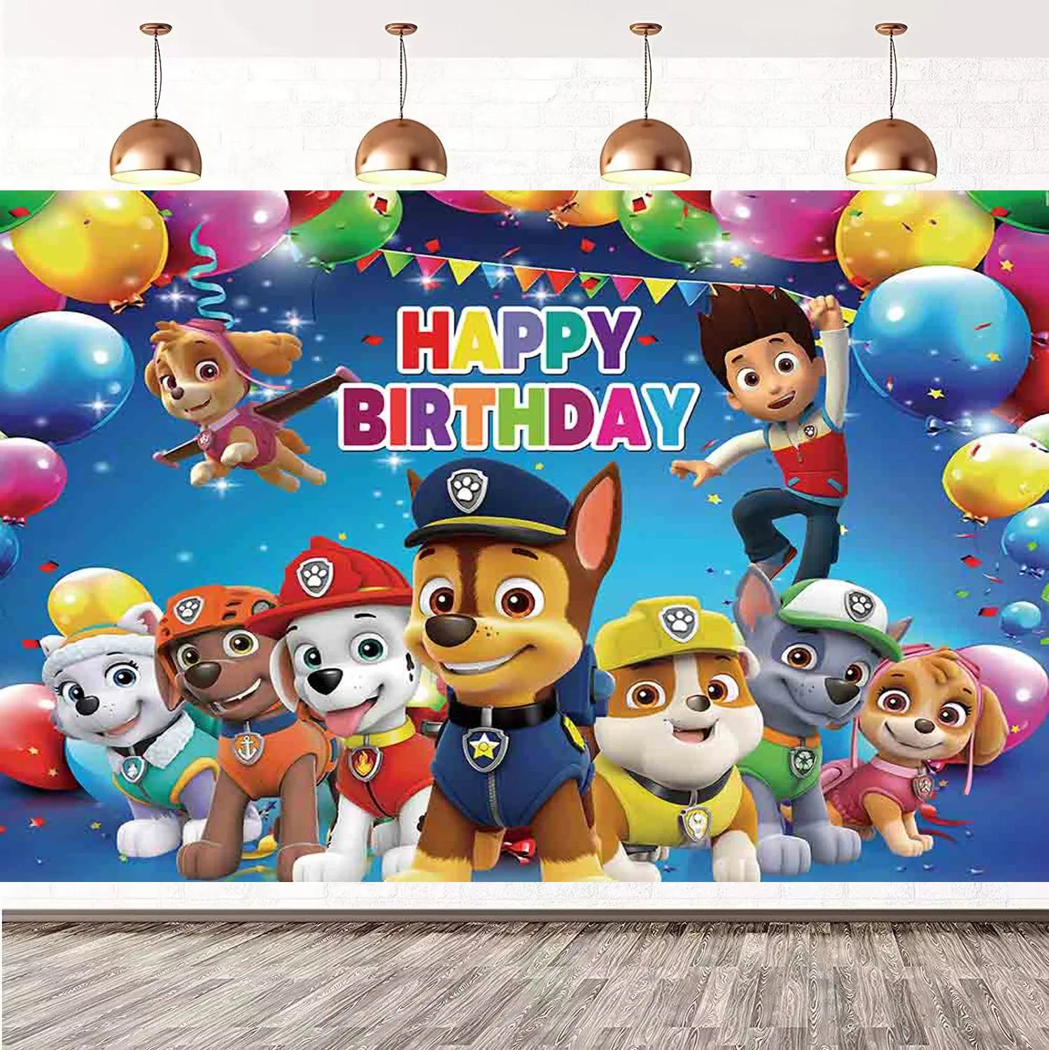 Paw Patrol Extravaganza: Anime Birthday Party Decorations with Tableware – Children's Favorite Toys and Accessories, Perfect for Paw-some Celebrations!