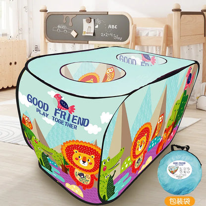 🚗🌟 Drive into Fun with Our Kid Foldable Car-Themed Play Tent!