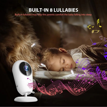 Watchful Eyes: 4.3" Wireless Baby Monitor with Night Vision & Intercom VB608