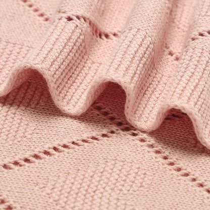 Knitted Breathable Baby Blankets