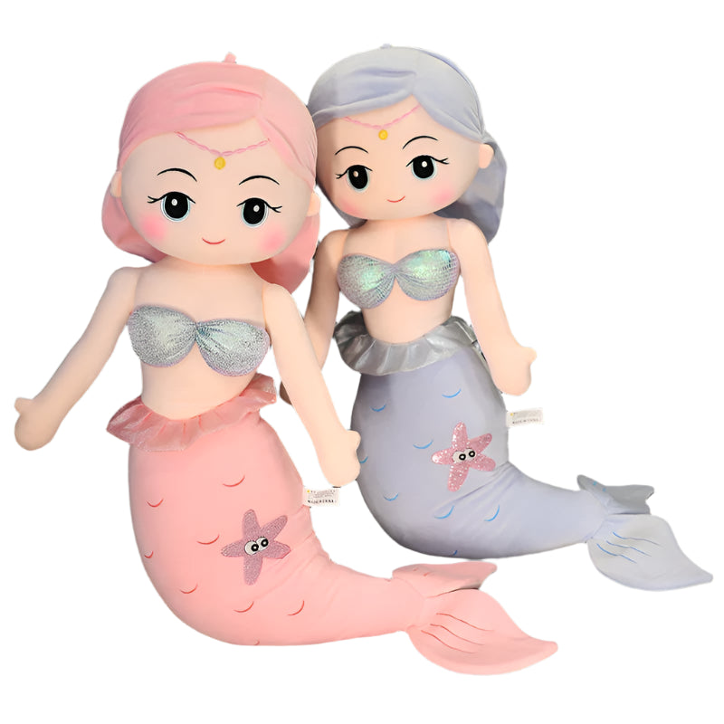 Swim into Sweet Dreams: Multi-Sized Kawaii Mermaid Plush Toys